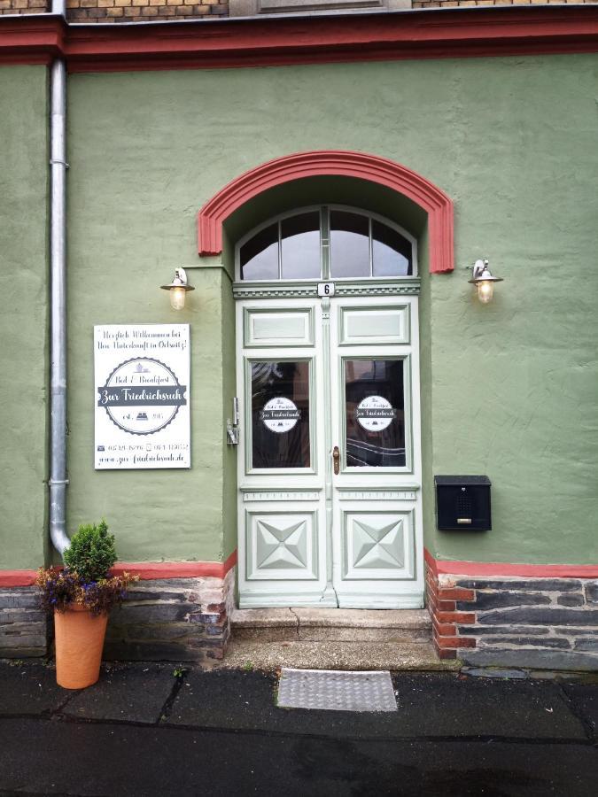 לינה וארוחת בוקר Oelsnitz  Zur Friedrichsruh מראה חיצוני תמונה